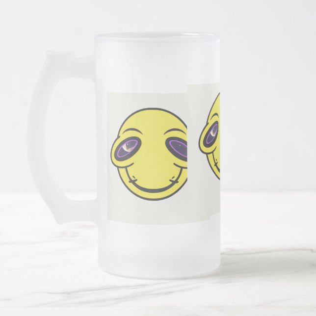 It looks like you're asking about a "Cup title." C Frosted Glass Beer Mug (Left)