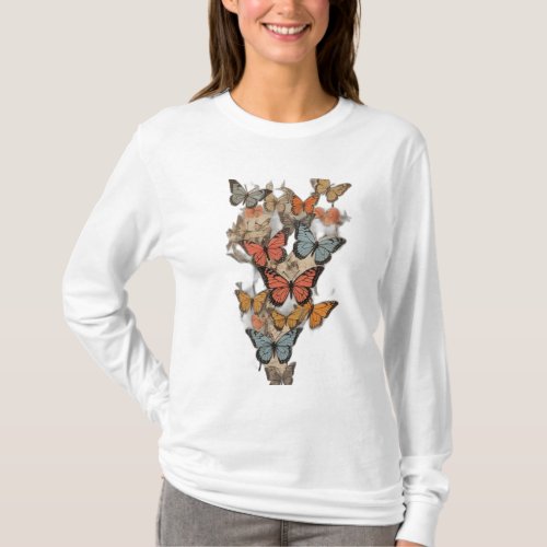 It looks like youre interested in butterfly desig T_Shirt