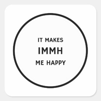 It Makes Me Happy-Car Sticker