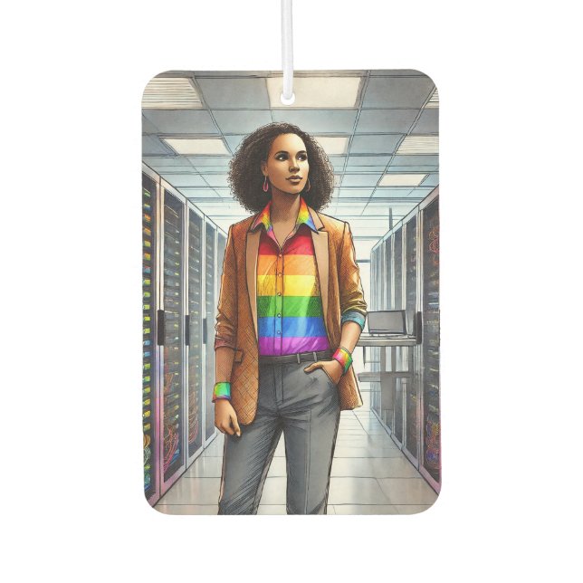 IT manager Air Freshener (Front)