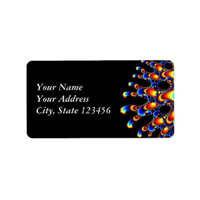 It - Mandelbrot Fractal Art Label (Front)