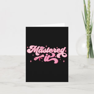 It Masters Degree Graduate Mba Graduation Card