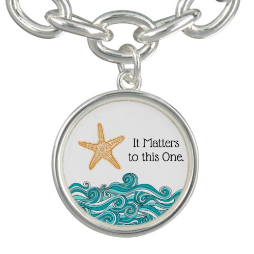 It Matters to This One Starfish Bracelet