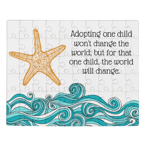 It Matters to This One Starfish Jigsaw Puzzle