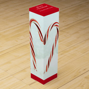 It Must Be Love Candy Cane Christmas Wine Box
