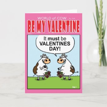 It Must Be Valentines! Holiday Card by StiKtoonz at Zazzle