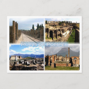 IT Naples - Pompeii - Ruins of Pompei - Hafen - Postcard