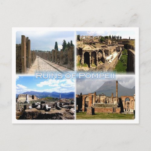 IT Naples _ Pompeii _ Ruins of Pompei _ Hafen _ Postcard