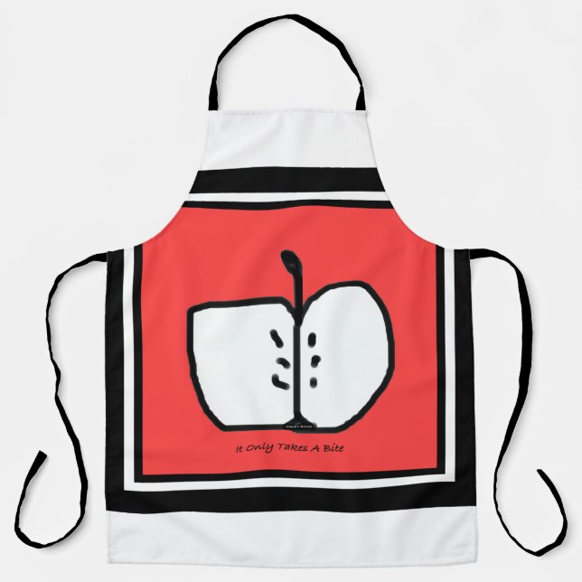 IT ONLY TAKES A BITE APRON (Front)