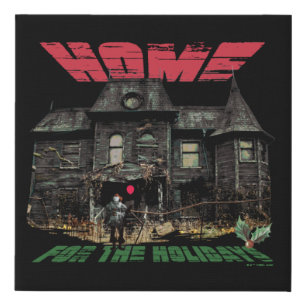 IT   Pennywise - Home for the Holidays Faux Canvas Print