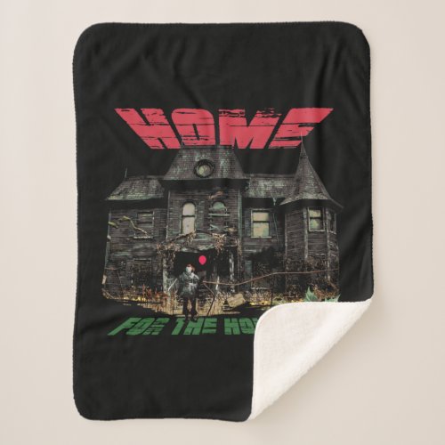 IT  Pennywise _ Home for the Holidays Sherpa Blanket