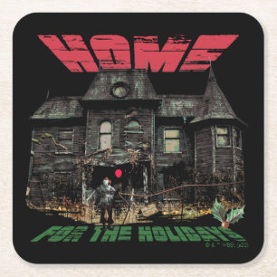 IT   Pennywise - Home for the Holidays Square Paper Coaster