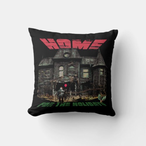 IT  Pennywise _ Home for the Holidays Throw Pillow