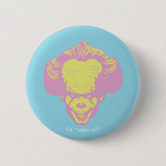 IT | Pennywise Pastel Head Pattern Button (Front)
