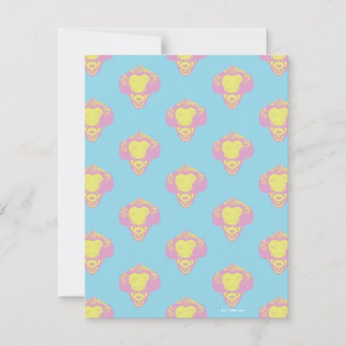 IT  Pennywise Pastel Head Pattern Note Card