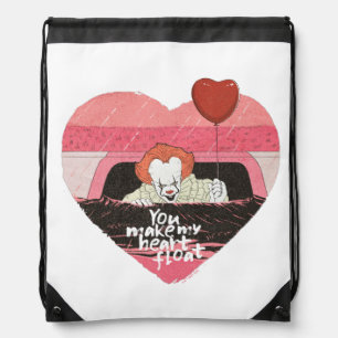 IT   Pennywise - You Make My Heart Float Drawstring Bag