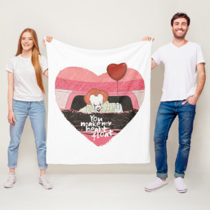 IT Pennywise - You Make My Heart Float Fleece Blanket