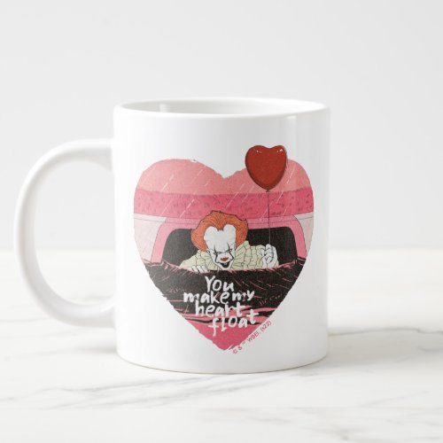 IT  Pennywise _ You Make My Heart Float Giant Coffee Mug
