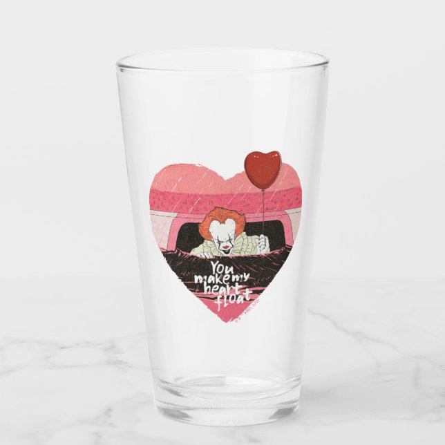 IT | Pennywise - You Make My Heart Float Glass (Front)