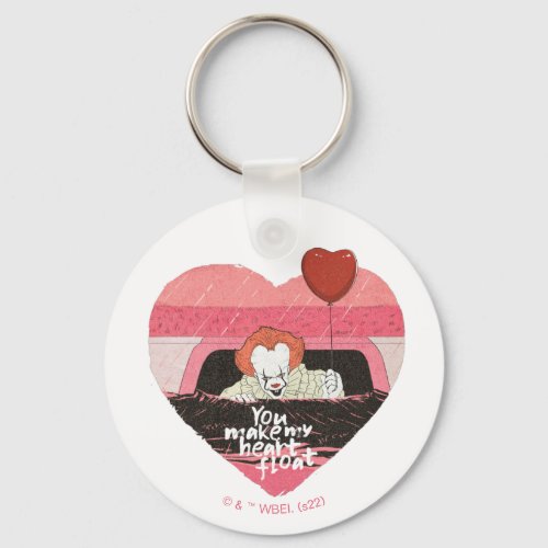 IT  Pennywise _ You Make My Heart Float Keychain