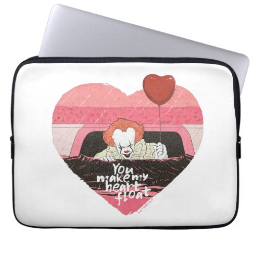 IT  Pennywise _ You Make My Heart Float Laptop Sleeve