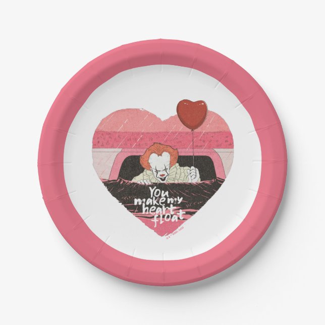IT | Pennywise - You Make My Heart Float Paper Plates (Front)