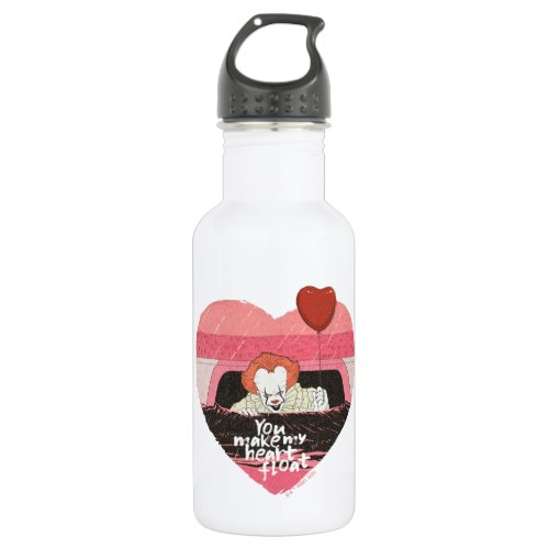 IT  Pennywise _ You Make My Heart Float Stainless Steel Water Bottle