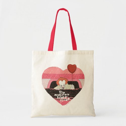 IT  Pennywise _ You Make My Heart Float Tote Bag