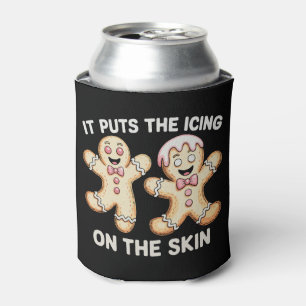 It Puts The Icing On The Skin Gingerbread Xmas Can Cooler