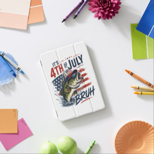 It’s 4th of July Bass Brute Fishing iPad Mini Cover