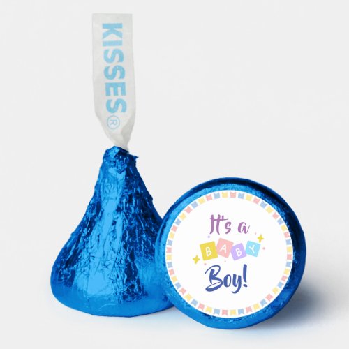 Its a Baby Boy Blue Party Hersheys Kisses
