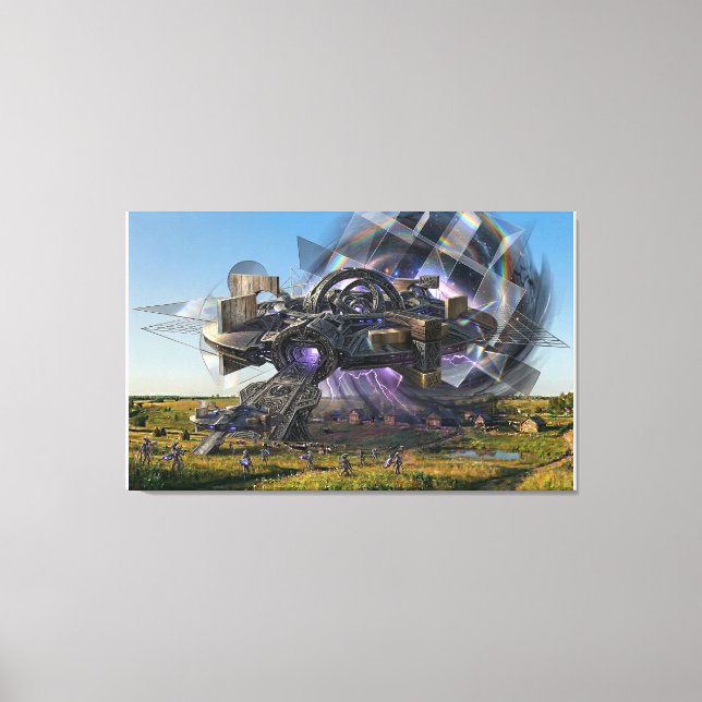 "It’s a Beautiful Place Here" Canvas Print (Front)