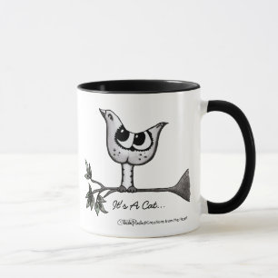 It’s a bird... it’s a cat! -Optical Illusion Mug