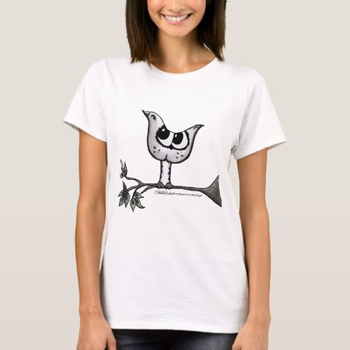 Its a bird its a cat _Optical Illusion T_Shirt