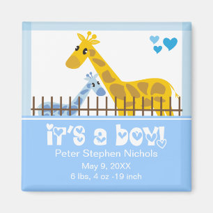 It’s A boy Baby Announcement Magnet