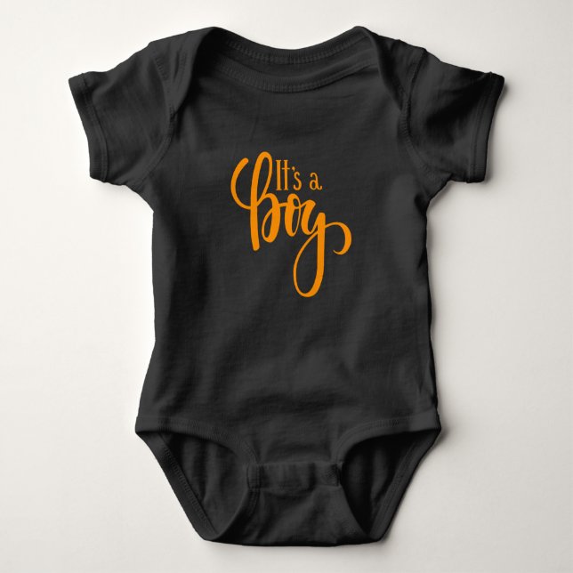 It’s a boy baby  baby bodysuit (Front)