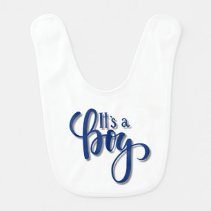 It’s a boy baby  bib
