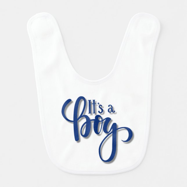 It’s a boy baby  bib (Front)