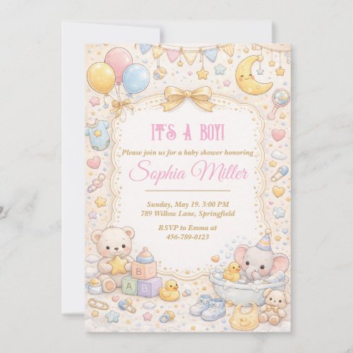 It’s a Boy Baby Shower Invitation