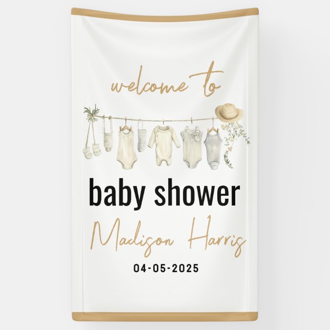 It’s a Boy! Blue Baby Shower – Cute & Sweet Banner (Vertical)