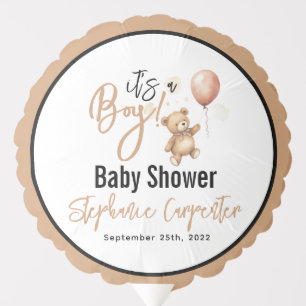 It’s a Boy! Cute Teddy Bear Baby Shower Balloon