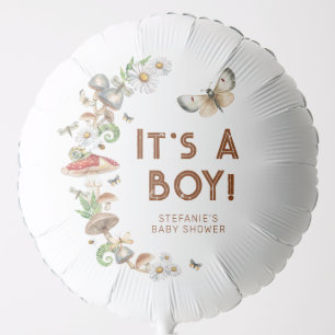 It’s a Boy Woodland Mushroom Baby Shower Balloon