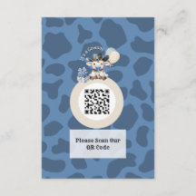 It’s a Cowboy Blue & Beige Baby Shower 