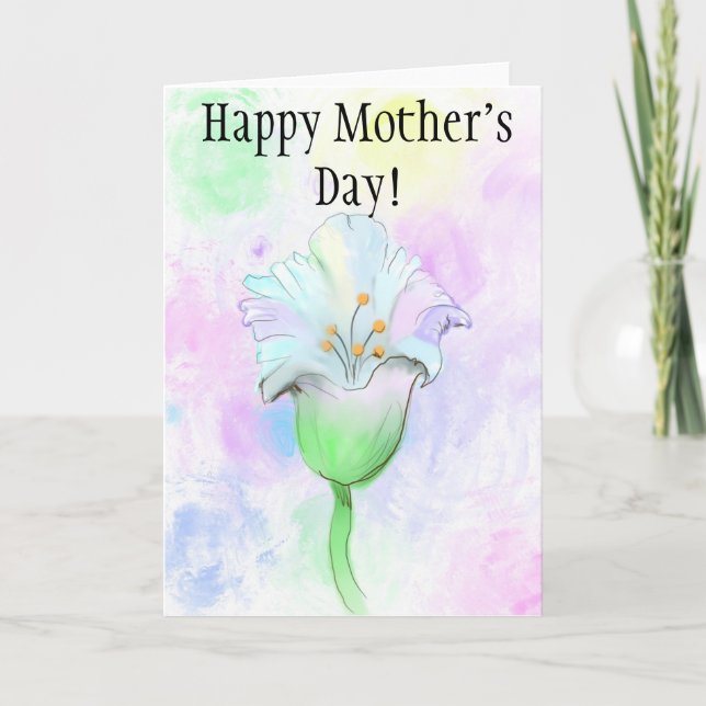 It’s a flower - I think!!  Mother’s Day Card (Front)