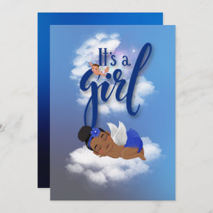 It’s a girl baby Announcement Card