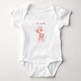 It 's a girl baby bodysuit