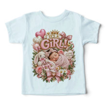 It’s a Girl Baby Pink Floral Newborn
