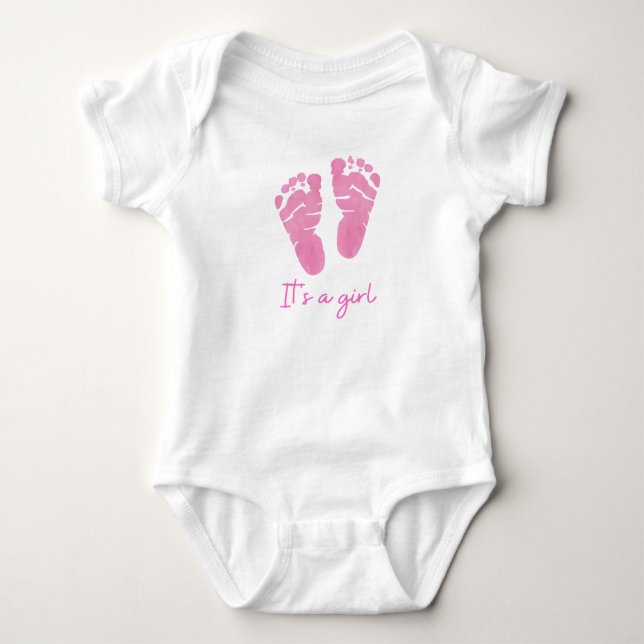 "It’s a Girl – Little Joy in Style!" Baby Bodysuit (Front)