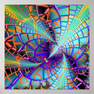 It’s a Temporal Mess (12" x 12") Art Print Poster