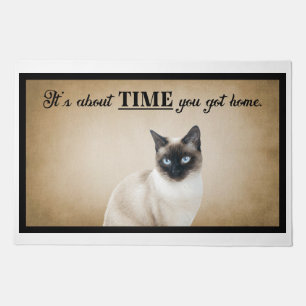 It’s About Time You Got Home American Cat Doormat